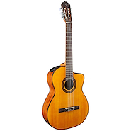 Guitarra Electrocriolla Clasica Tapa Solida c/Corte c/EQ TAKAMINE GC3CENAT