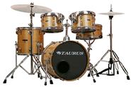 Bateria Acústica 5 cuerpos de Maple c/Fierros TAURUS MFP-710 NAT*