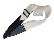 Correa para Guitarra Tela Puntera de Cuero 5cm Blanca TIJUANA T225