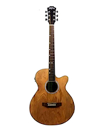 Guitarra Electroacustica Natural c/Corte Eq 3 Bandas WASHBURN WA45CE N