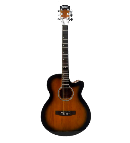 Guitarra Electroacustica Sunburst c/Corte Eq 3 Bandas WASHBURN WA45CE TSB
