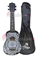 Ukelele Estudio Iniciación Soprano C/Funda MANDALA BK YUKA YUS60 MANDALA BK