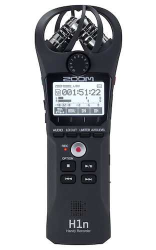 Grabador Digital Stereo Microfono X/Y - 2 canales - USB ZOOM H1n