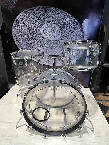 LUDWIG Vistalite Clear Vintage  13/16/22
