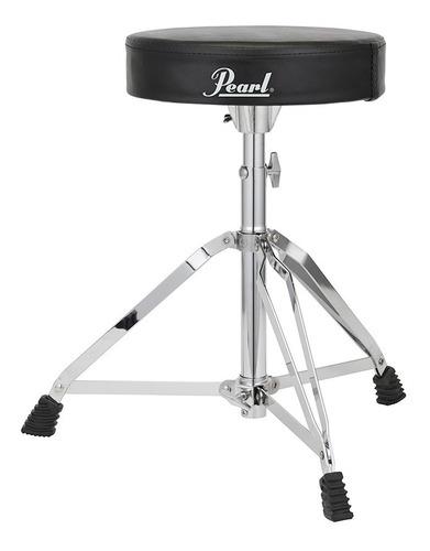 PEARL Banqueta p/batería Asiento circular, cuerina-D-50