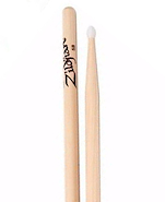 ZILDJIAN 5B NYLON NATURAL DRUMSTICKS - 5BNN
