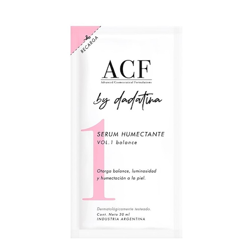 ACF BY DADATINA REFILL Serum Humectante Volumen 1: Balance 30ml