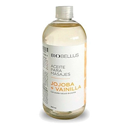 BIOBELLUS Aceite para Masajes Jojoba + vainilla 500 ml