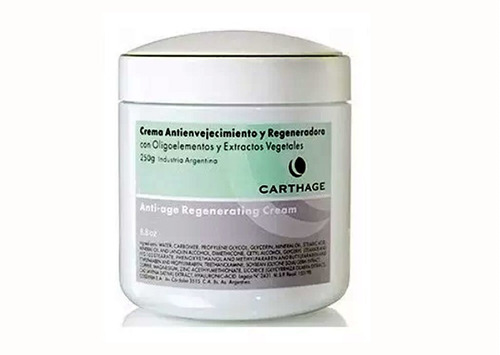 CARTHAGE Crema Antienvejecimiento y Regeneradora 250gr