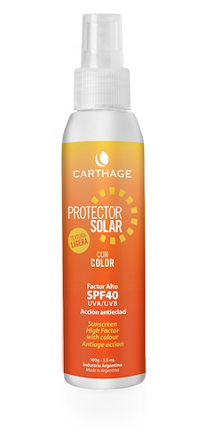 CARTHAGE Protector Solar SPF 40 Textura ligera Color 100gr
