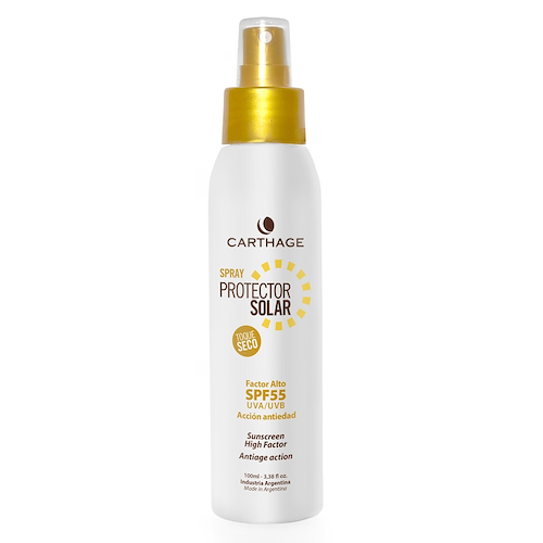 CARTHAGE Protector Solar SPF55 Toque Seco 100gr