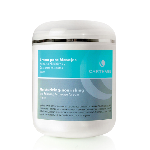 CARTHAGE Crema de Masajes Descontracturante 500 gr