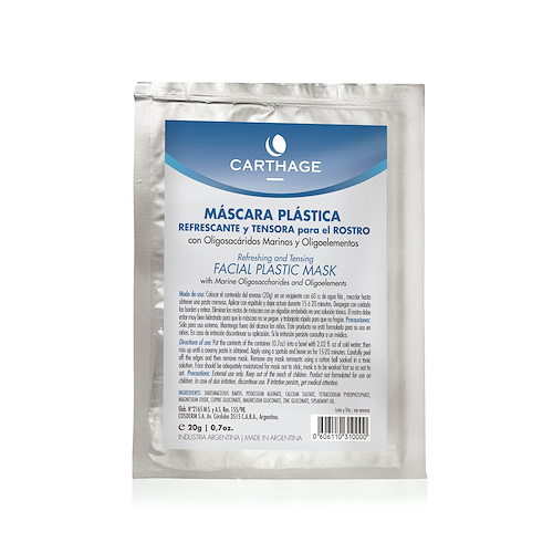CARTHAGE Máscara Plástica Refrescante y Tensora 20gr