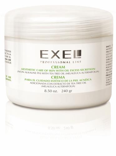 EXEL Crema para pieles Acnéicas con Tea Tree Oil 240gr