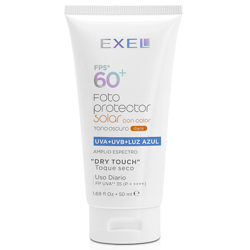 EXEL Fotoprotector solar fluido FPS 60 Toque seco