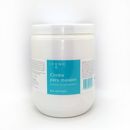 ICONO Crema para masajes con Enebro 1 Kilo