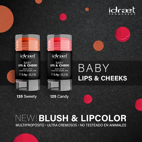 IDRAET PRO MAKEUP Baby Shine Lips & Cheeks