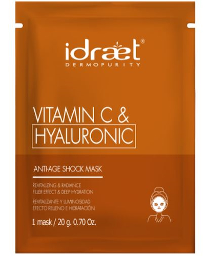 IDRAET Vitamin C & Hyaluronic Shock Mask Antiage 1un