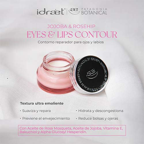 IDRAET BOTANICA Jojoba & Rosehip Eyes & Lips Contour