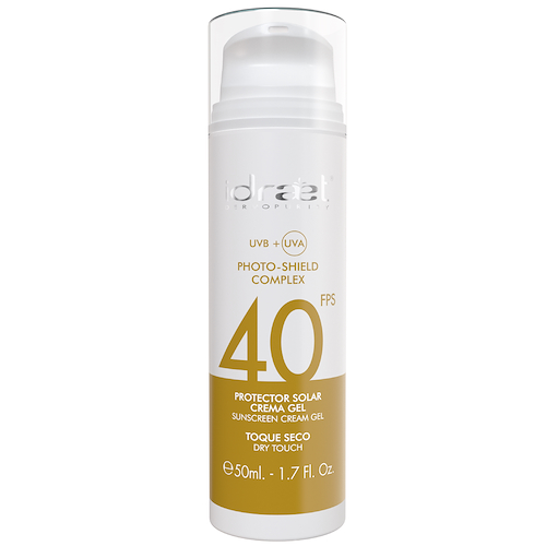 IDRAET Protector Solar SPF40 Crema Gel Toque seco 50gr