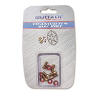 QUAXAR TORNILLO P/DISCO TI-ROJO