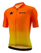 SANTINI Jersey Santini BLACK STAR ORANGE