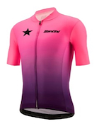 SANTINI Jersey Santini BLACK STAR PINK 2022
