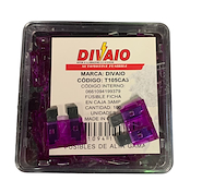Divaio Fusible Ficha Caja Por 100 Unidades3 Amper