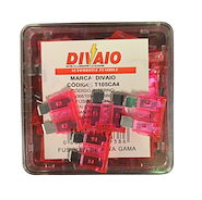 Divaio Fusible Ficha Caja Por 100 Unidades4 Amper
