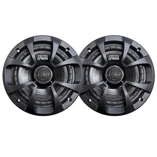 Infinity Tech Juego De Parlantes 6.5 Pulgadas Premium  
Cono Fibra De Vidrio - $ 50.615