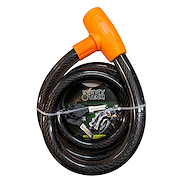 Infinity Tech Candado Traba Piton Para Moto 25Mm*1.50Mts Negro Universal