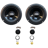 Infinity Tech Componente Juego De Medios 6.5 Pulgadas + Tweeter Max:600W