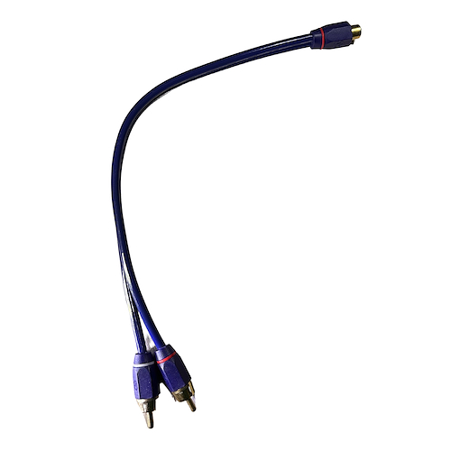 Infinity Tech Rca Cable Rca Y  2 Macho A 1 Hembra Ccs, 0.3M Pin Dorado - $ 4.191