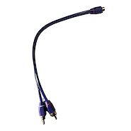 Infinity Tech Rca Cable Rca Y  2 Macho A 1 Hembra Ccs, 0.3M Pin Dorado