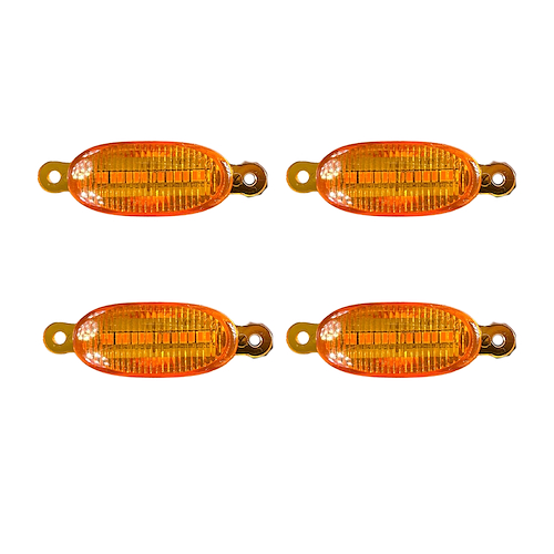Infinity Tech Juego De Faros De Led X 4 De Señalización De Parrilla Estilo Raptor Ambar 12V - $ 9.079
