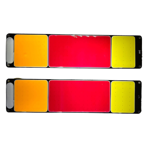 Infinity Tech Juego Faros Traseros Ambar Rojo Blanco 12V ( Guiño , Stop , Posicion, Retro ) - $ 20.798