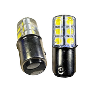 Infinity Tech Blister X 2 Lampara Led Posicion 12  Led - 2 Polos Pata Defazada  - 12V - Siliconada