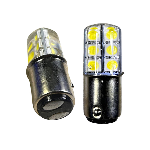 Infinity Tech Blister X 2 Lampara Led Posicion 12 Led - 2 Polos Pata Defazada  - 24V - Siliconada - $ 1.820