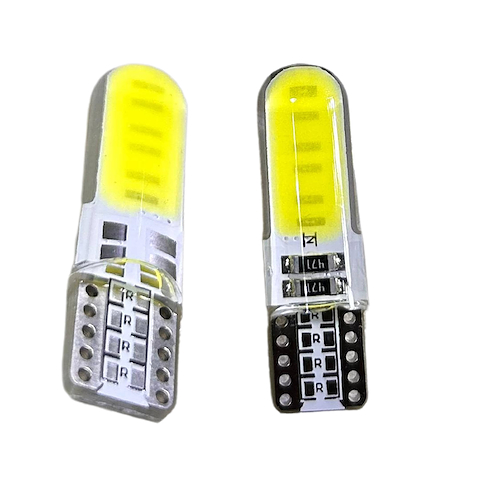 Infinity Tech Lampara Led Posicion T10 6 Led Siliconado Chip Cob  12V - $ 965