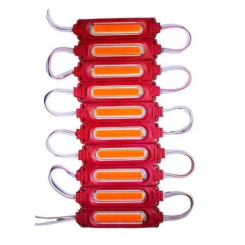 Infinity Tech Modulo Led X 10 und Chip Cob Piraña 24V Rojo - $ 2.321