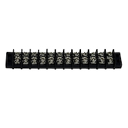 Infinity Tech Bloque de terminales barrera de doble fila  12 polos