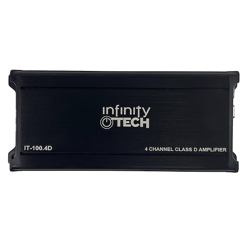 Infinity Tech Potencia Amplificador Clase D 4 Canal X 100W 400 Rms Power 3200W - $ 159.910