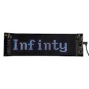 Infinity Tech Cartel LED 20*64 pixeles 1280 LED Tamaño del producto 10.2*34.8cm