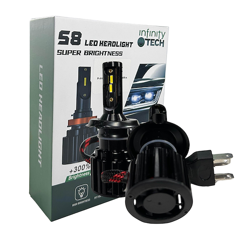 Infinity Tech Cree Led S8 IT Con Chip Csp 12V  Disipador Con Cooler - $ 19.662