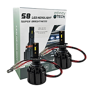 Infinity Tech Cree Led S8 IT Con Chip Csp 12V  Disipador Con Cooler