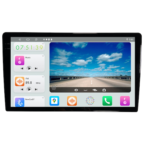 Infinity Tech Stereo Multimedia Serie A18 Universal 9¨ Android 14 2Ram +32G  Carplay 8core - $ 377.940
