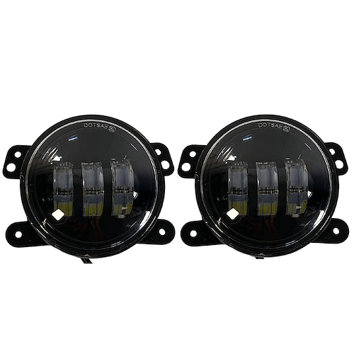Infinity Tech Par Faro Led Redondo 4 Pulgadass Blanco 12V - $ 26.077