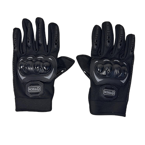 Infinity Tech Guantes Moto Proteccion Reforzados Color Negro Talle XL - $ 9.971