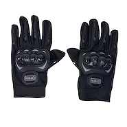 Infinity Tech Guantes Moto Proteccion Reforzados Color Negro Talle XL