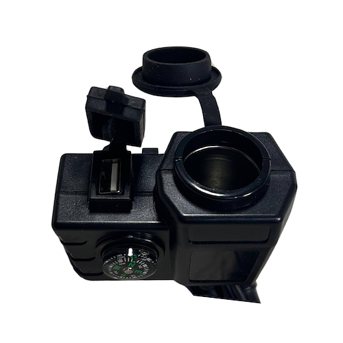 Infinity Tech Toma Corriente Moto USB 12V a 5V Gps Celular Carga Rapida - $ 9.323